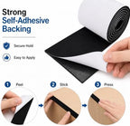 Felt Furniture Pads Self Adhesive Felt Tape for Hardwood Floors (Black, 5"x120") - Image 4