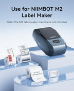 NIIMBOT M2/M3 Thermal Transfer Labels 3 Rolls 1.57" x 0.78" Holographic - Image 3