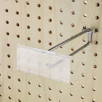 Thyle 100 Pcs Metal Scan Hook with Label Holder for 1/8" to 1/4" Pegboard, Peg Board Hooks with Price Tag, Pegboard Wall Accessories for Home Garage Retail Display Supplies (6 Inch) - Image 4
