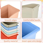 CHUNNIN 6 Pack Boho Book Bins Magazine and File Holders for Classroom - Image 3