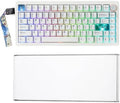 MechLands CIDOO QK75 VIA Programmable 75% Compact Keyboard with KiiBoom Premium Acrylic Transparent Keyboard Dust Cover by MechLands
