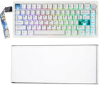 MechLands CIDOO QK75 VIA Programmable 75% Compact Keyboard with KiiBoom Premium Acrylic Transparent Keyboard Dust Cover by MechLands