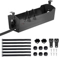 POCHAR Under Desk Cable Management Tray, 15" Power Strip Holder by POCHAR-FactoryDirectCustomizedProducts