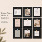 Stripe Felt Bulletin Board Tiles, Cork Board Alternative 48 x 36 in - Image 5