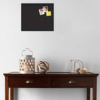 PinPix 18x15 inch Cork Bulletin Board. This Decorative Framed Pin Board Comes with Diamond Pattern in Black Design and Satin Black. Ideal for Home, Office Decor or School (PinPix-120) - Image 3