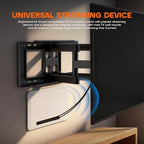 9-Inch in-Wall Media Box Recessed TV Cable Management Kit, Enclosure for Home Theater, Compatible with Roku Apple TV & Samsung One Connect, WiFi Friendly (White) - Image 2