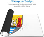 Coat of Arms of Cork Mouse Pad Desk mat Office Desk Accessories Large Gaming Mouse Pad 16 x 29.5 in Waterproof Slick Mouse Pad Mouse Pad Office Decoration - Image 4
