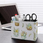 Pen Container Feathers Chicken Eggs Baskets Cakes Flowers Rabbit Stackable Space‑Saving Caddy,Art‑Craft with Standard Desk‑Size - Image 3