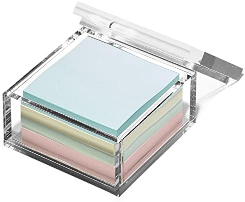 OfficeGoods Acrylic Desk Organizer with Silver Base, Medium by OfficeGoods
