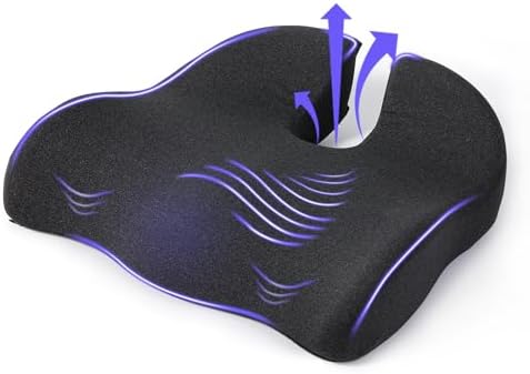 Ergonomic Seat Cushion, Office Chair Cushion for Sciatica Support by DAPOTUGI