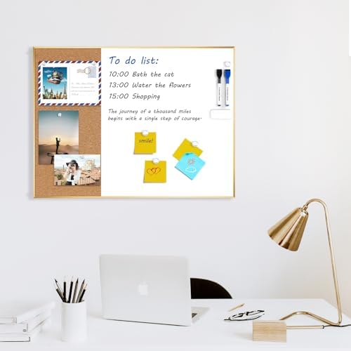ARCOBIS Dry Erase Cork Board Combo for Wall - Image 5