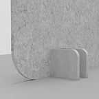 Escape 16" Freestanding Desk Divider | Eco-Friendly Acoustic Privacy Screen | Noise Reducing Desk Partition | 35" Wide | Green - Image 3