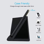 COSOOS Fast Wireless Charger with Desk Organizer, Desk Phone Charger Compatible with 15/15 Pro/15 Pro Max/14/13/12/11/XS/8 Plus, Galaxy S21/S20+/S10/Note 10/Note 9/(No AC Adapter) - Image 4