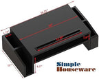 Simple Houseware Desk Monitor Stand Riser w/ Adjustable Tray, Black - Image 4