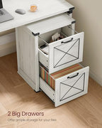 VASAGLE File Cabinet with 2 File Drawers, Printer Stand, Fit A4 Letter Size - Image 5