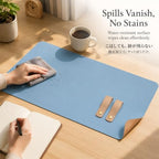 Double-Sided Desk Mat, 2.5mm Composite, Light Cork, 100x50cm, w/Strap - Image 4
