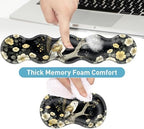 Keyboard Mouse Pad Set, Extended Gaming Mouse Pad+Ergonomics Keyboard Wrist Rest Support, Memory Foam, Easy Typing Pain Relief, 4Pcs XL Ultra Thick Desk Mat,Owl Flower - Image 4