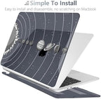 Batianda AstroGrid Case for MacBook Air 13.6" M2-M5 Chip, Solar Orbit - Image 5