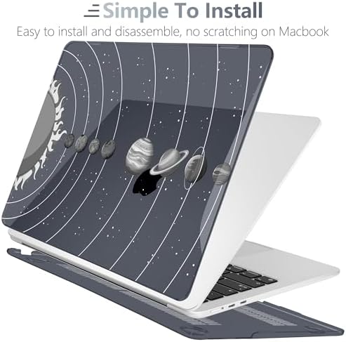 Batianda AstroGrid Case for MacBook Air 13.6" M2-M5 Chip, Solar Orbit - Image 5