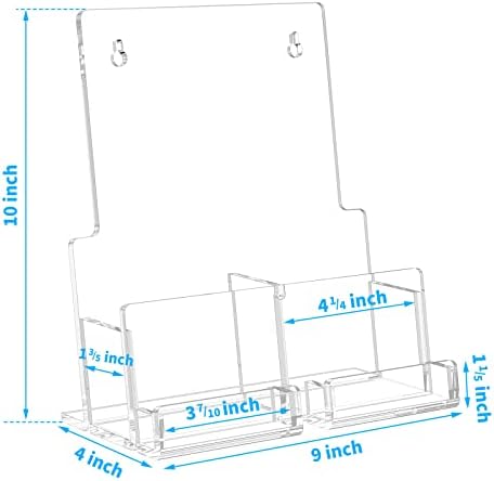 NIUBEE Acrylic Brochure Flyer Menu Pamphlet Holder Display Stand 8.5 x 11 - Image 4
