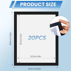 20 Pack Magnetic Sign Holder 8x10 inches with Magnetic Border - Image 2