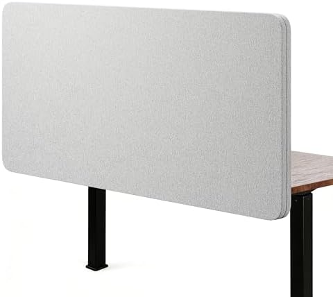 Desk Privacy Panel Sound Absorbing & Proof Desk Divider for Office by KERRAM