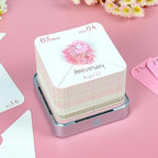 Time Piece Calendar, 2027 Desk Calendar with LED Light, 3D Tear-Away Paper Carving Art Memo Pad Notepad Gift for Christmas Housewarming Desktop Decoration(with Calendar & Light) - Image 4