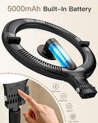 NiceVeedi 10.2” Magnetic Desk Ring Light with Stand, 5000mAh Rechargeable Desktop Ring Light for Phone，3 Color Foldable Selfie Light for Live Stream/Makeup/TikTok/YouTube/Photography/Zoom/Vlogging - Image 5