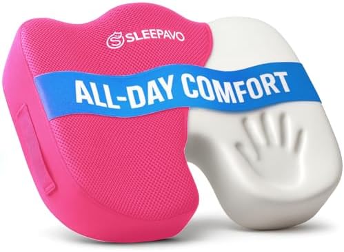 Sleepavo Office Chair Cushion, Seat Cushion for Tailbone Pain Relief Butt by Sleepavo