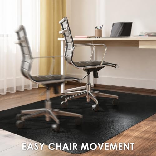 Kuyal Chair mat for Hardwood Floor, 51 x 63 inches Rectangle Floor Mats - Image 7
