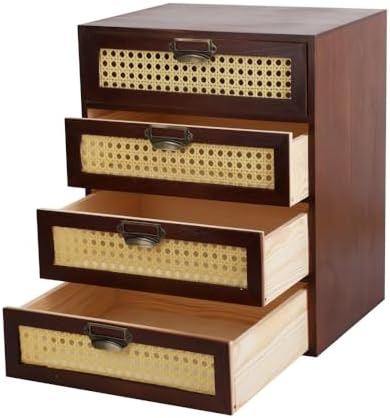 GoooodGIFT Wooden Drawers Large Wooden Box with Drawer, Brown by GoooodGift