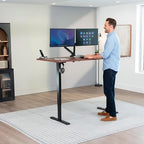 VIVO Dark Walnut 71 x 30 in Solid Table Top, DESK-TOP71D - Image 2