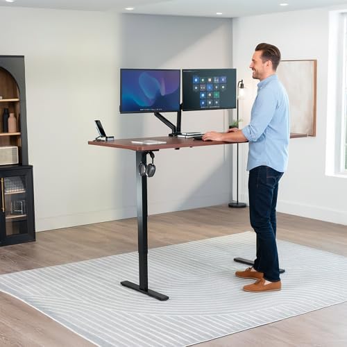 VIVO Dark Walnut 71 x 30 in Solid Table Top, DESK-TOP71D - Image 2
