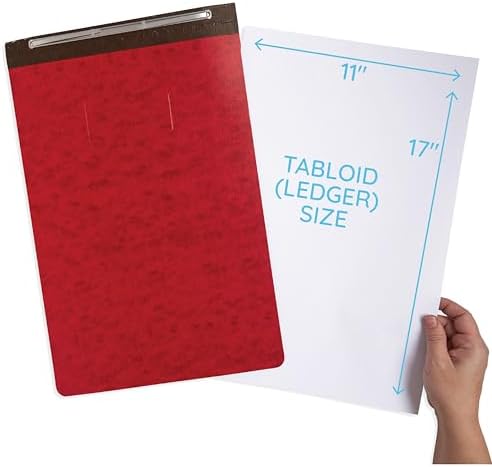 Blue Summit Supplies 10 Pressboard Report Covers, 11x17, 3" Capacity, Red - Image 4