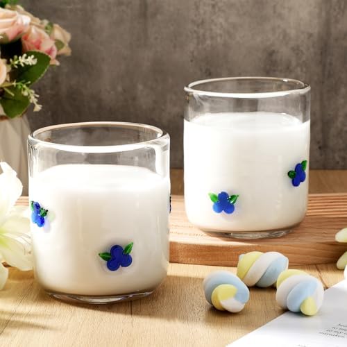 SiliFine 2 PCS Blueberry Icon Juice Glasses - Image 6