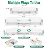 OPNICE Desk Organizer and Accessories, Computer Monitor Stand Riser with Drawer and 2 Pen Holders, Laptop Stand, Office Desk Accessories for Office Supplies, White - Image 2
