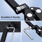 CreaDream iPad Holder for Mic Stand, Aluminum Tablet Holder for Mic Music - Image 3
