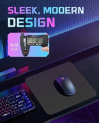 Large Glass Gaming Mouse Pad, 19.3 x 16.5 Inch FPS Tempered Glass - Image 6