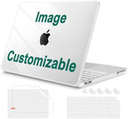 Mektron Custom Personalized Photo Case for 2026 MacBook Neo 13-inch A18 Pro chip A3404 Laptop Cover with 13-inch (Diagonal) Liquid Retina Display+ Keyboard Cover+ Screen Protector by Mektron