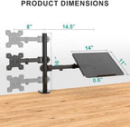WALI Laptop and Monitor Stand for 17" Notebook and 27" Screen - Image 6