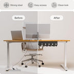 PAMO Cable Management Under Desk, Set of 2 - Black - Image 4