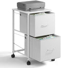 DEVAISE 2 Drawer Mobile File Cabinet with Open Storage Shelf by DEVAISE
