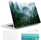 May Chen for M5 MacBook Air 13.6 Inch Case 2026 2025 2024-2022 Release M5 A3449 M4 A3240 M3 A3113 M2 A2681, Plastic Hard Shell Case for MacBook Air 13.6" with Retina Display, Forest by MayChen