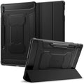 Spigen for Galaxy Tab S10 Plus Case (2024), Galaxy Tab S9 Plus Case (2023), Rugged Armor Pro Protective Tri-Fold Cover with Built-in S Pen Holder, Shock-Absorbing Carbon Fiber Design, 12.4 Inch, Black by Spigen