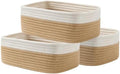 KALLAX Small Woven Storage Basket for Organizing, 12 x 8 x 4.5 inch, 3 Pack by KALLAX