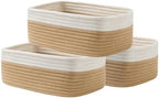KALLAX Small Woven Storage Basket for Organizing, 12 x 8 x 4.5 inch, 3 Pack by KALLAX