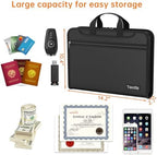 Tamfile Fireproof Accordion File Organizer with Lock, Document Organizer - Image 5