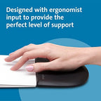 Kensington ErgoSoft Wrist Rest, Black (K52803WW), Memory Foam, Rubber, for Slim Mouse (Pack of 2) - Image 2