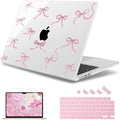 May Chen for MacBook Air 15 inch Case M5 M4 M3 M2 2026 2024-2023, Model A3448 A3241 A3114 A2941, Closes Seamlessly Hard Shell Laptop Cover with Keyboard Cover, Star Bow by MayChen