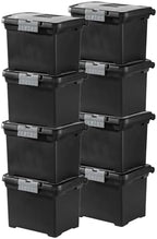 Sterilite Portable File Box with Latching Lids for Home and Office, 8-Pack by Sterilite